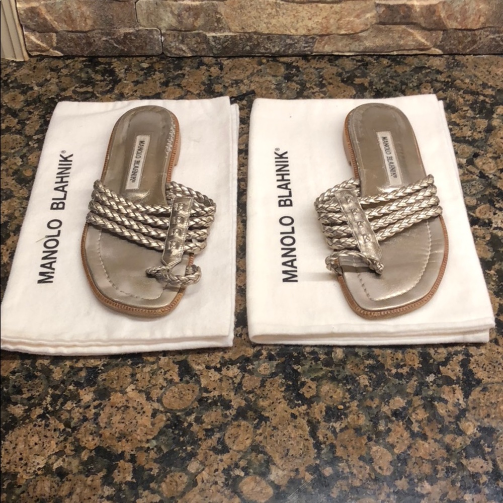 Manolo Blahnik toe sandal